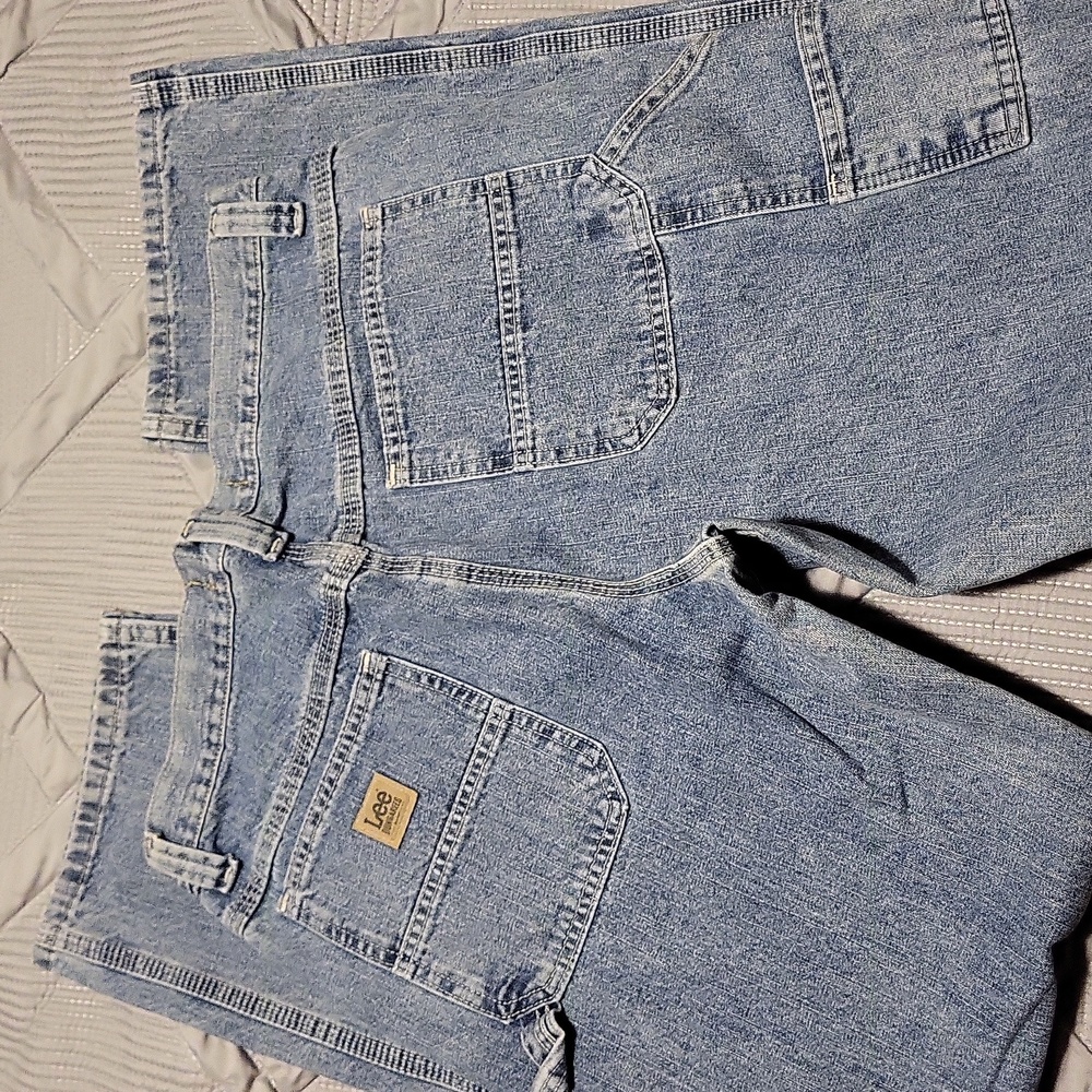 Mens Lee Dungarees Carpenter Jean's 33x32